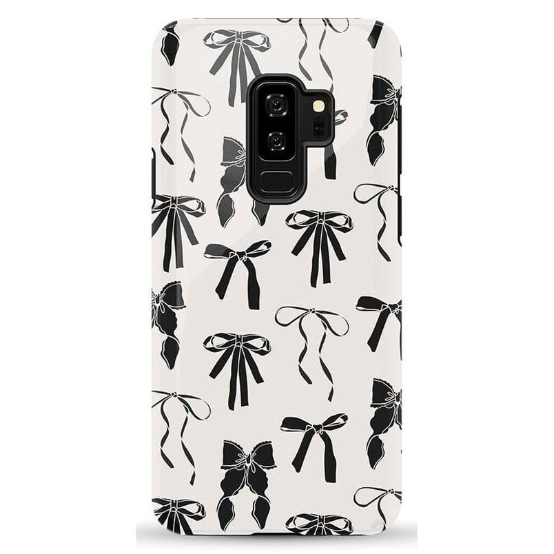 Goth Girlie | Black Bows Case Phone Case Casetry Essential Galaxy S9 Plus