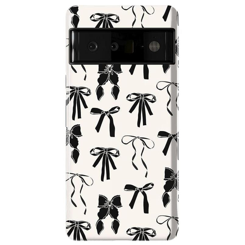 Goth Girlie | Black Bows Case Phone Case Casetry Essential Google Pixel 6 Pro