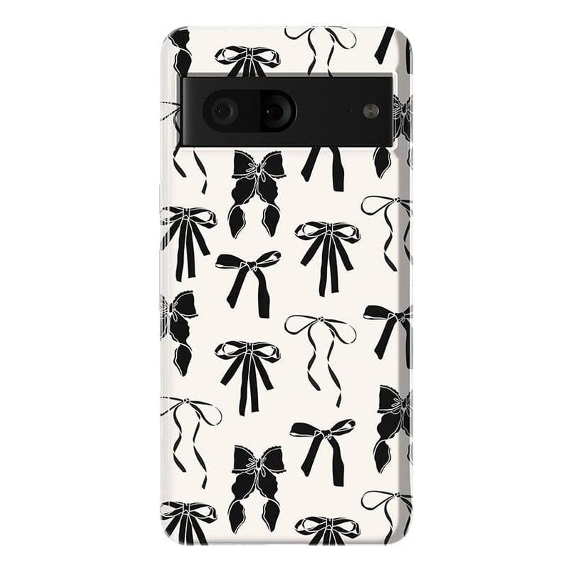 Goth Girlie | Black Bows Case Phone Case Casetry Essential Google Pixel 7