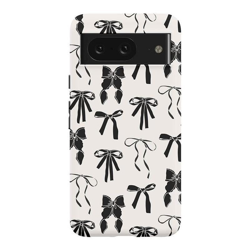 Goth Girlie | Black Bows Case Phone Case Casetry Essential Google Pixel 8