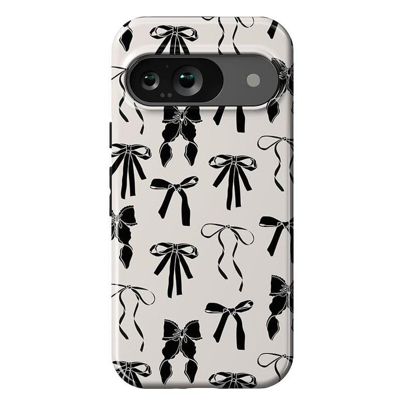 Goth Girlie | Black Bows Case Phone Case Casetry Essential Google Pixel 9
