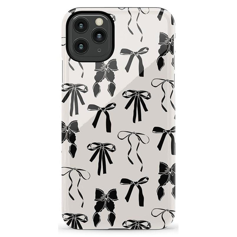 Goth Girlie | Black Bows Case Phone Case Casetry Essential iPhone 11 Pro Max