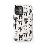 Goth Girlie | Black Bows Case Phone Case Casetry Essential + MagSafe® iPhone 12 Mini