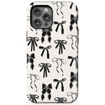 Goth Girlie | Black Bows Case Phone Case Casetry Essential + MagSafe® iPhone 12 Pro Max