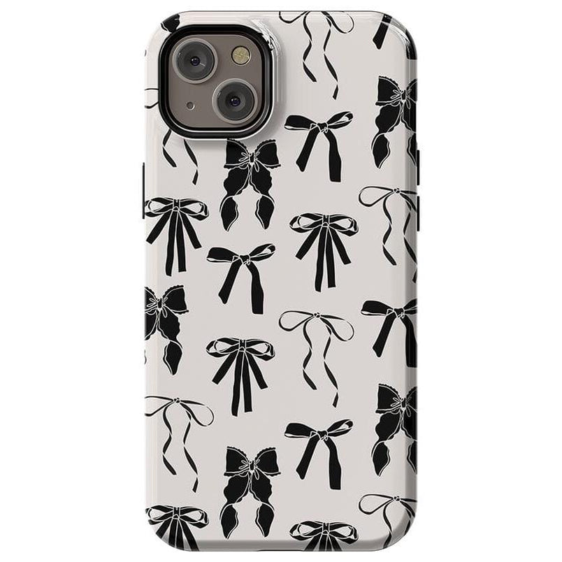 Goth Girlie | Black Bows Case Phone Case Casetry Essential + MagSafe® iPhone 14 Plus