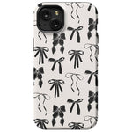 Goth Girlie | Black Bows Case Phone Case Casetry Essential + MagSafe® iPhone 15 Plus