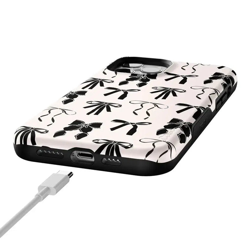 Goth Girlie | Black Bows Case Phone Case Casetry 