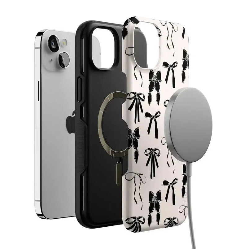 Goth Girlie | Black Bows Case Phone Case Casetry 