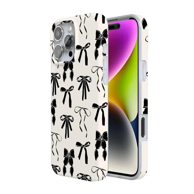 Goth Girlie | Black Bows Case Phone Case Casetry 