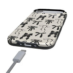 Goth Girlie | Black Bows Case Phone Case Casetry 