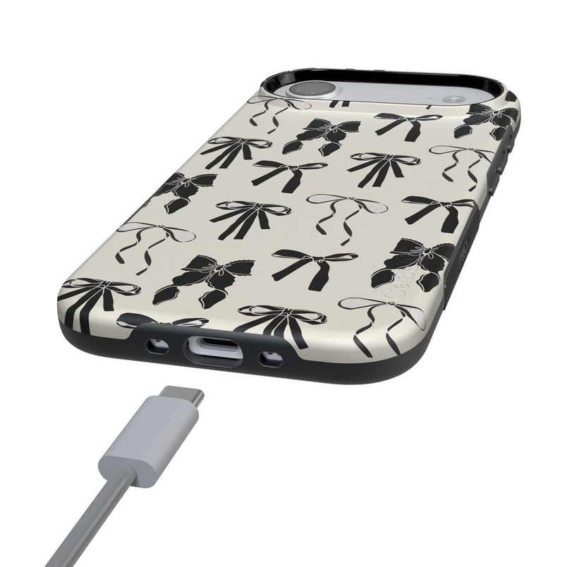 Goth Girlie | Black Bows Case Phone Case Casetry 