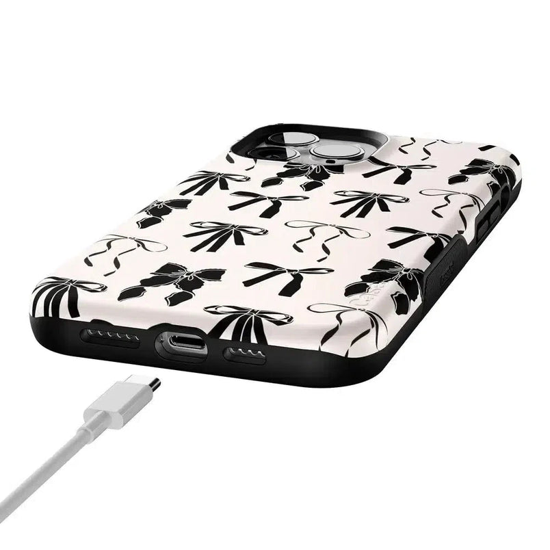 Goth Girlie | Black Bows Case Phone Case Casetry 