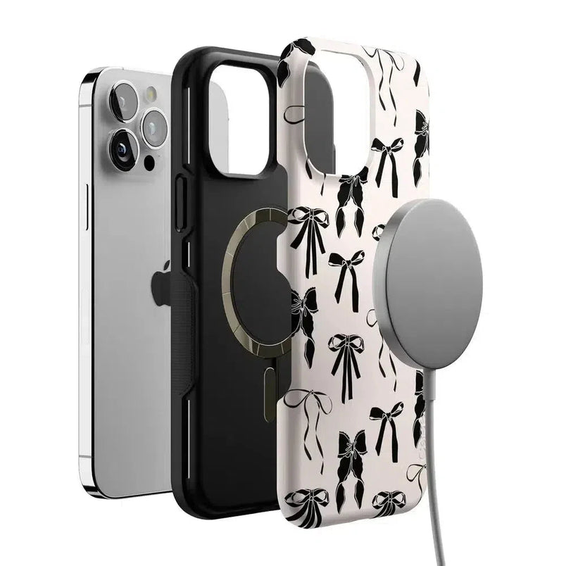 Goth Girlie | Black Bows Case Phone Case Casetry 