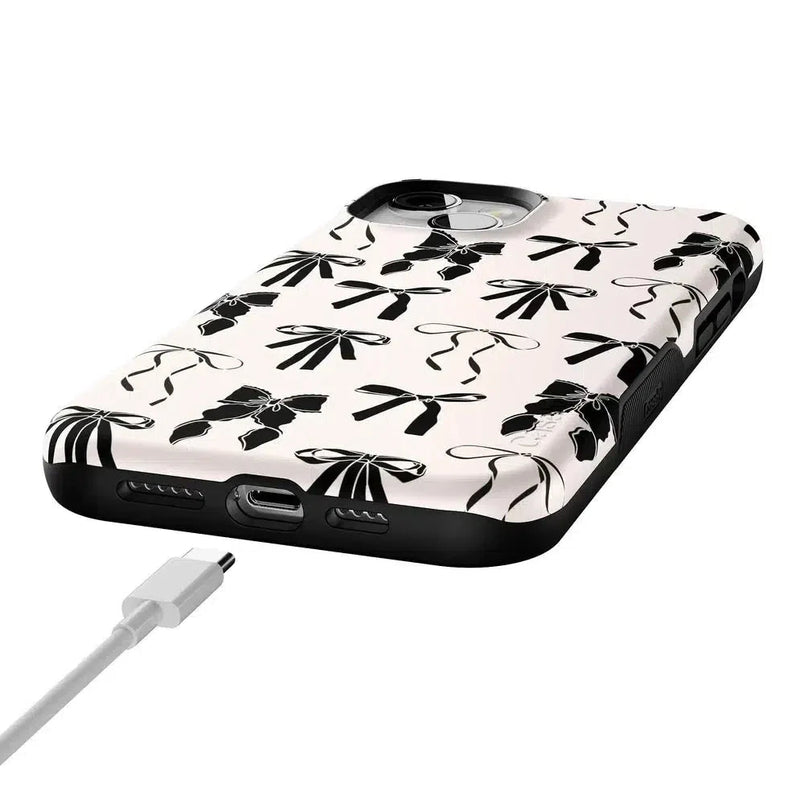 Goth Girlie | Black Bows Case Phone Case Casetry 