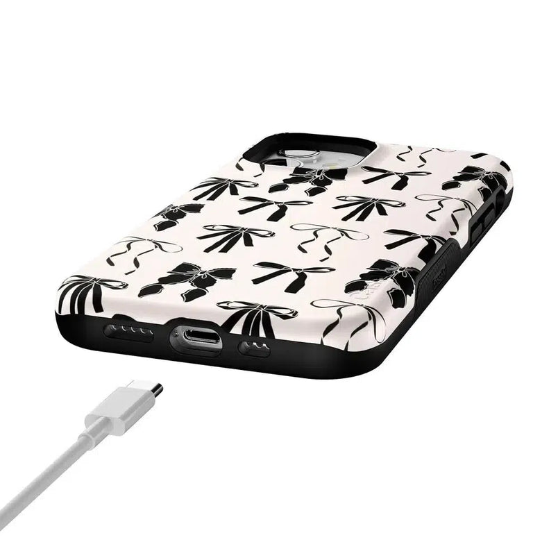 Goth Girlie | Black Bows Case Phone Case Casetry 