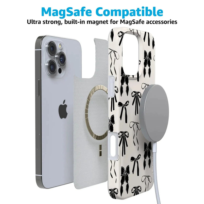 Goth Girlie | Black Bows Case Phone Case Casetry 