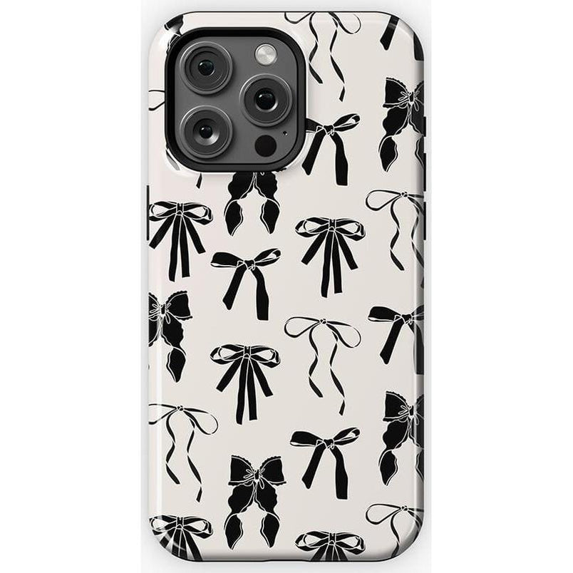 Goth Girlie | Black Bows Case Phone Case Casetry 