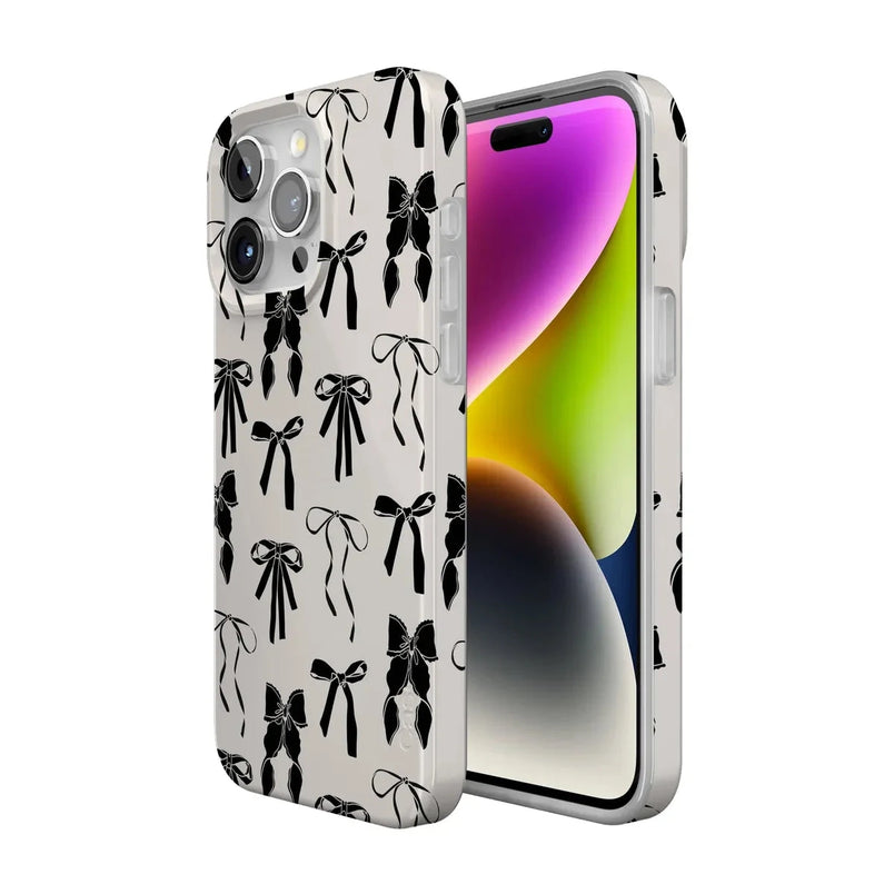 Goth Girlie | Black Bows Case Phone Case Casetry 