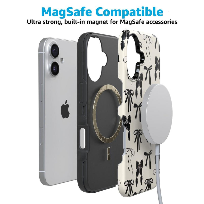 Goth Girlie | Black Bows Case Phone Case Casetry 