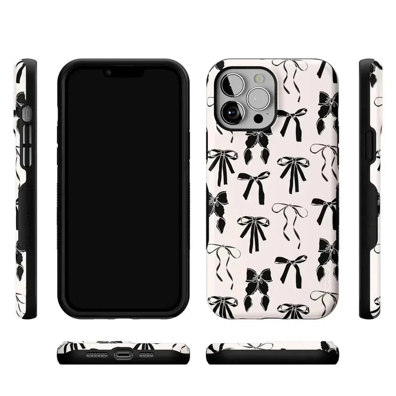 Goth Girlie | Black Bows Case Phone Case Casetry 