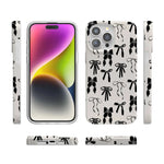 Goth Girlie | Black Bows Case Phone Case Casetry 
