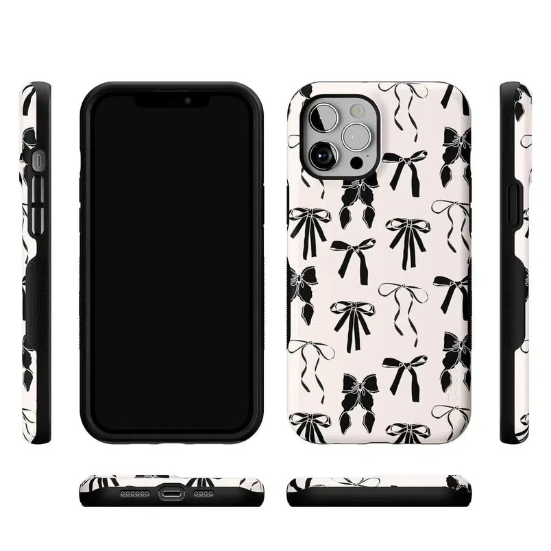 Goth Girlie | Black Bows Case Phone Case Casetry 