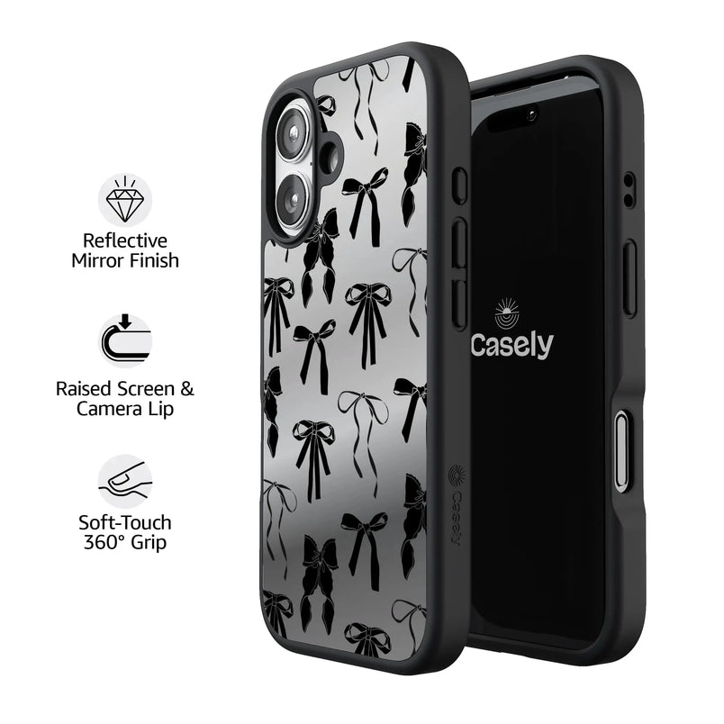 Goth Girlie | Black Bows Case Phone Case get.casely 