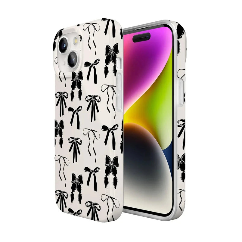 Goth Girlie | Black Bows Case Phone Case Casetry 