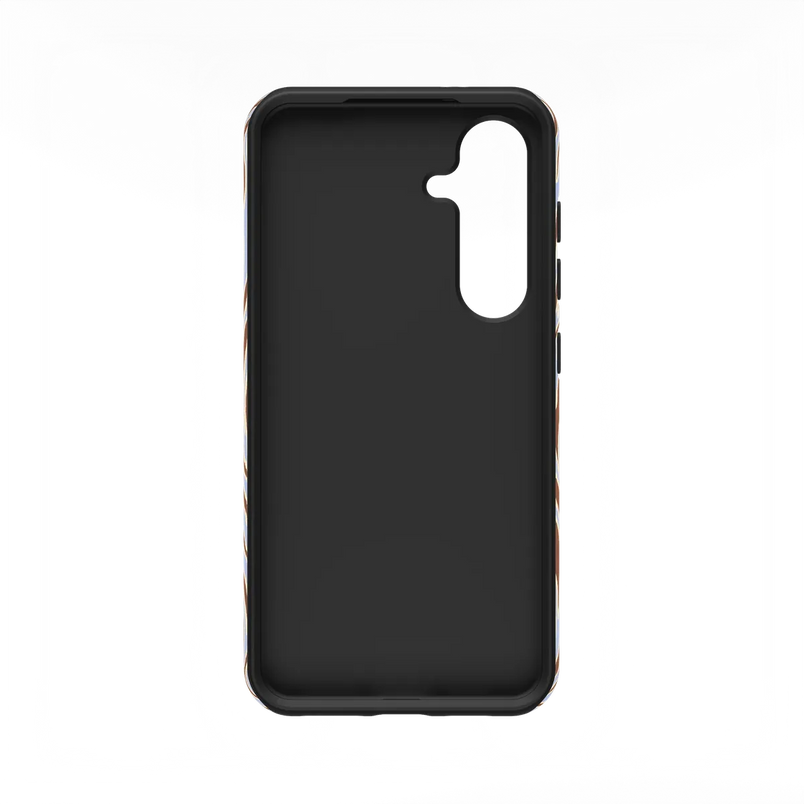 Untamed | Brown & Blue Zebra Case
