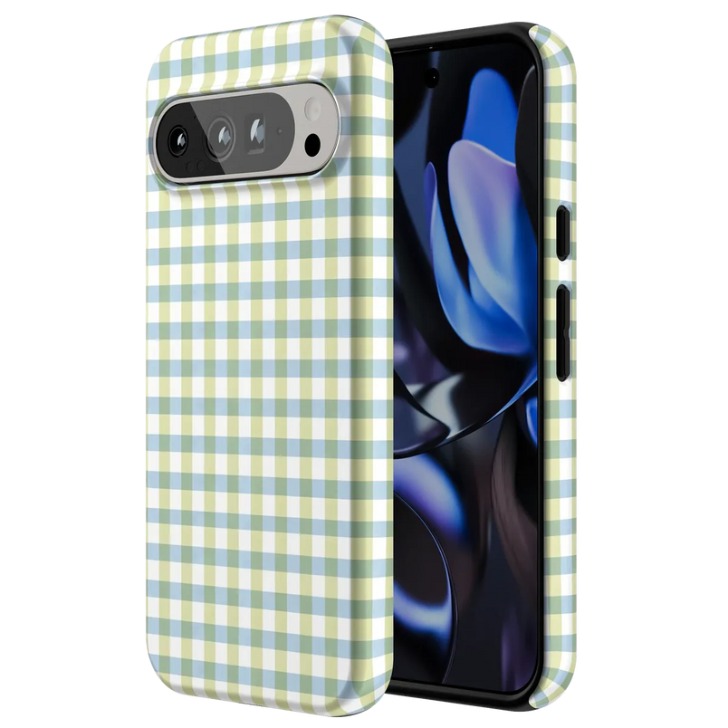 Pastel Picnic | Blue & Green Gingham Case
