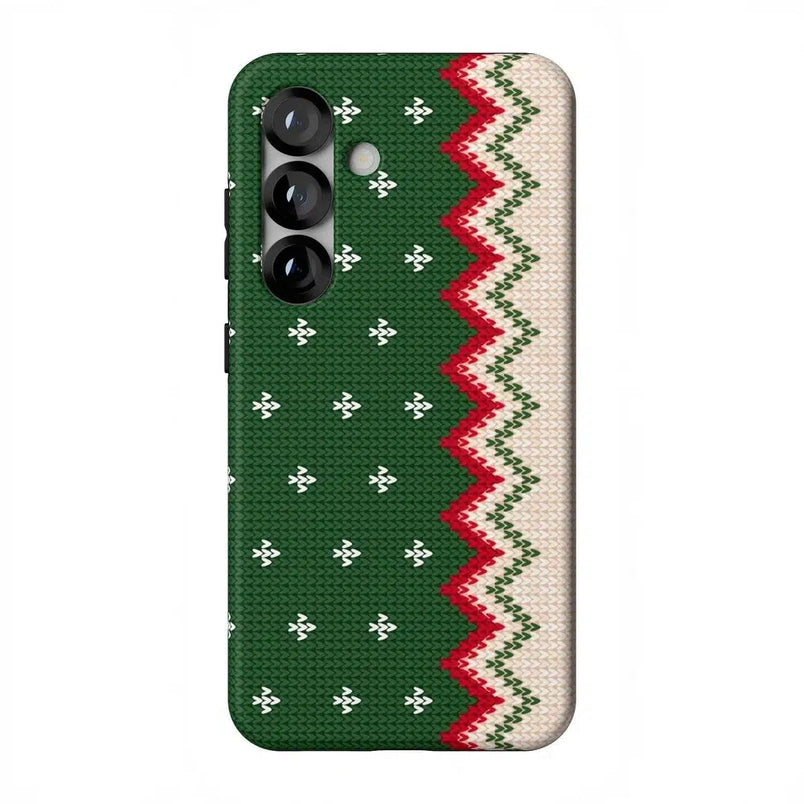 Grandpa's Sweater | Holiday Knit Case Phone Case Casetry Essential + MagSafe® Galaxy S25