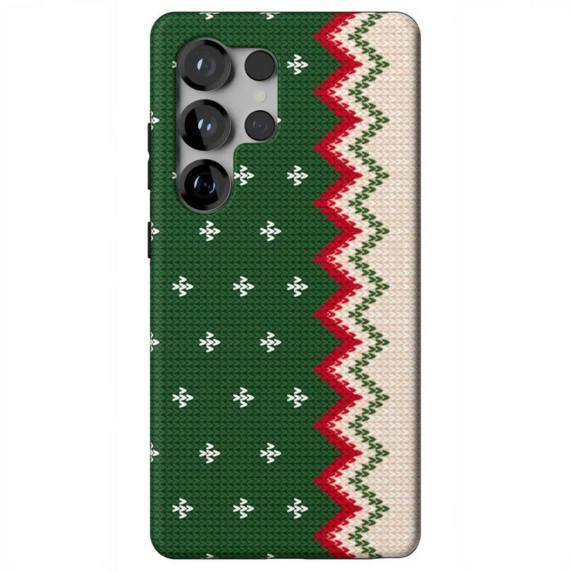 Grandpa's Sweater | Holiday Knit Case Phone Case Casetry Essential + MagSafe® Galaxy S25 Ultra