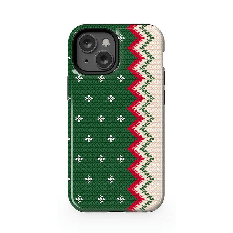 Grandpa's Sweater | Holiday Knit Case Phone Case Casetry Essential + MagSafe® iPhone 13 Mini