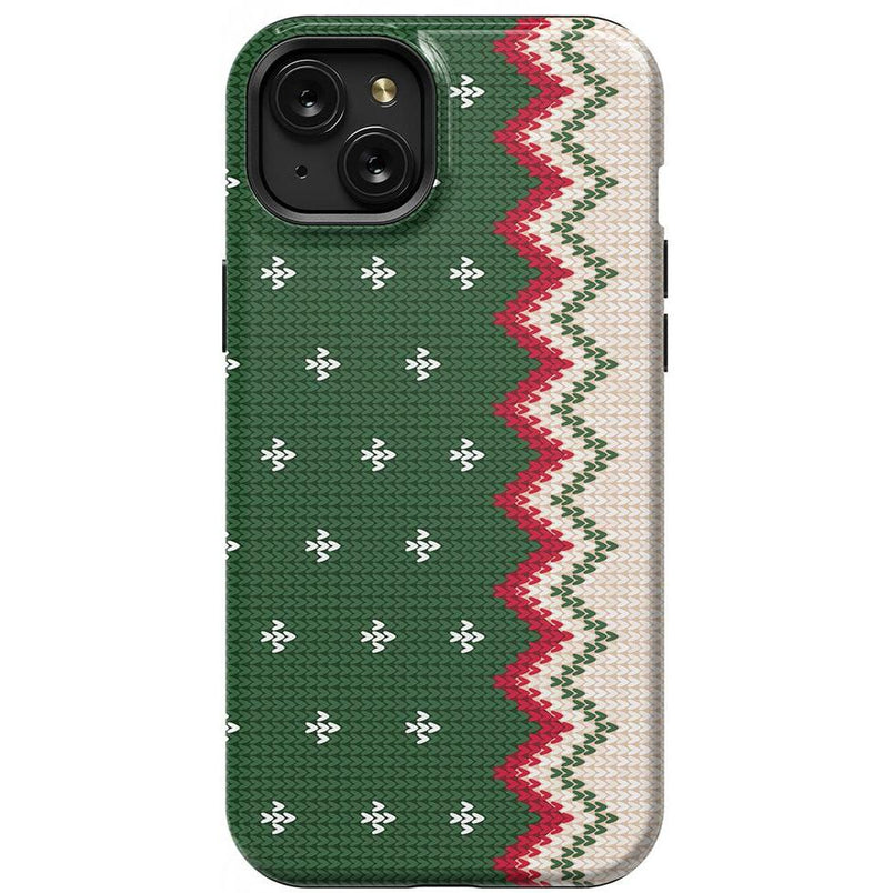 Grandpa's Sweater | Holiday Knit Case Phone Case Casetry Essential + MagSafe® iPhone 15 Plus