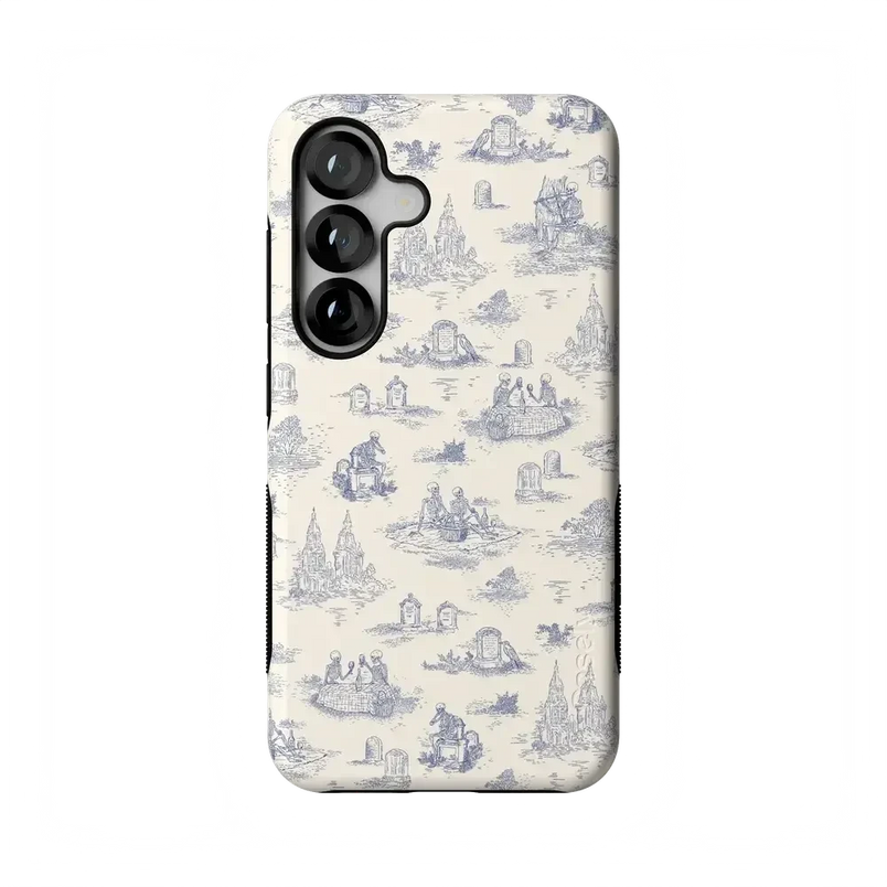 Graveyard Gathering | Skeleton Picnic Case Phone Case get.casely Bold Flex + MagSafe® Galaxy S25 
