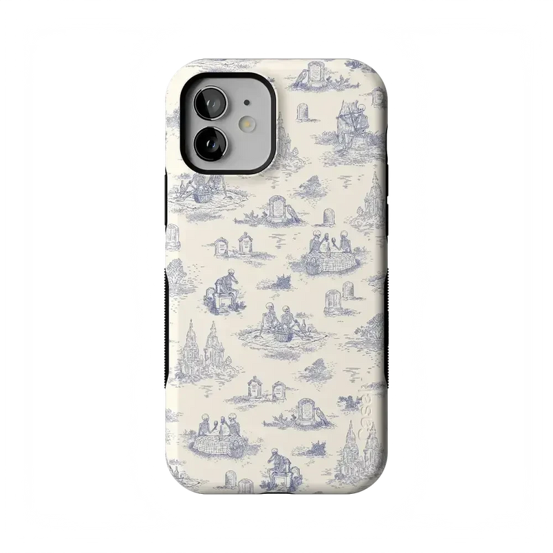 Graveyard Gathering | Skeleton Picnic Case Phone Case get.casely Bold Flex + MagSafe® iPhone 12 Mini 