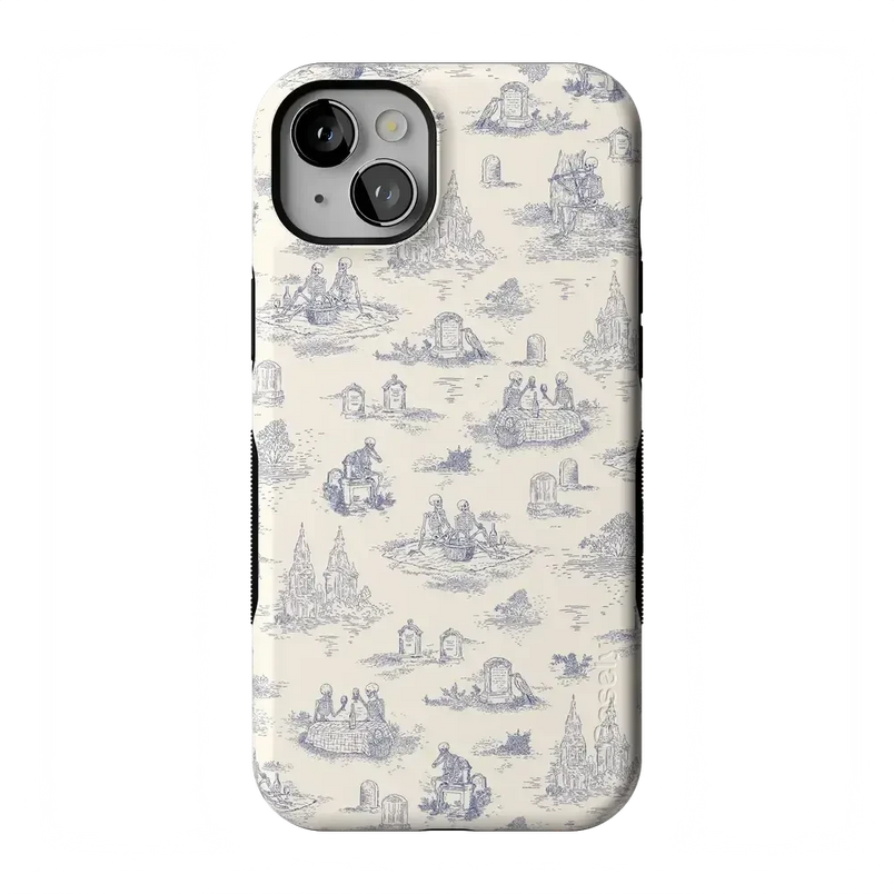 Graveyard Gathering | Skeleton Picnic Case Phone Case get.casely Bold Flex + MagSafe® iPhone 14 Plus 