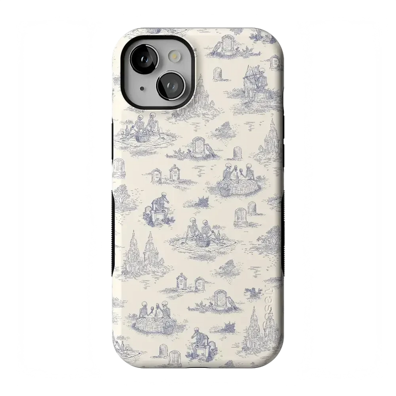 Graveyard Gathering | Skeleton Picnic Case Phone Case get.casely Bold Flex + MagSafe® iPhone 15 Plus 