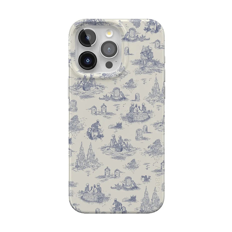 Graveyard Gathering | Skeleton Picnic Case Phone Case get.casely Classic + MagSafe® iPhone 15 Pro Max 
