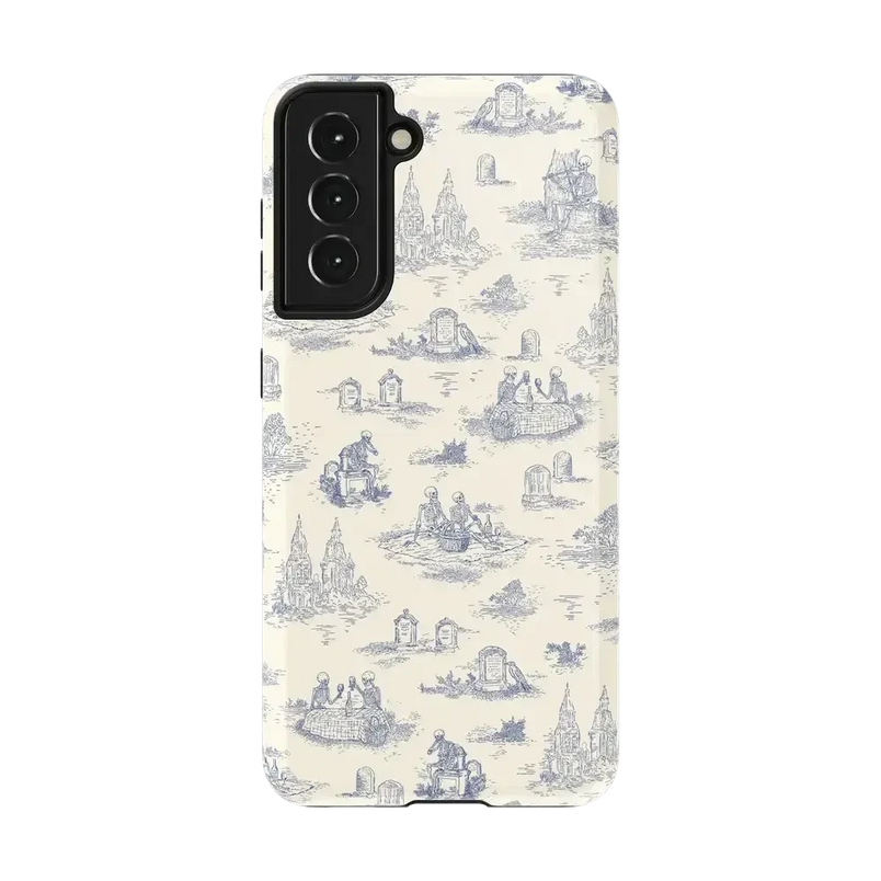 Graveyard Gathering | Skeleton Picnic Case Phone Case get.casely Essential Galaxy S21 