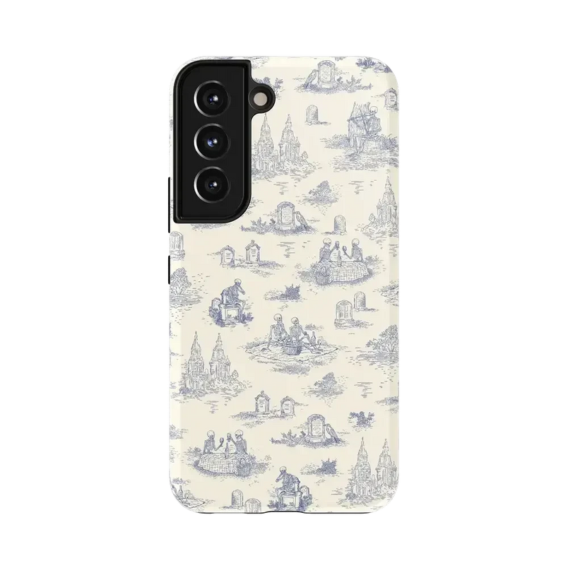 Graveyard Gathering | Skeleton Picnic Case Phone Case get.casely Essential Galaxy S22 
