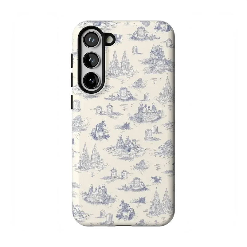Graveyard Gathering | Skeleton Picnic Case Phone Case get.casely Essential Galaxy S23 Plus 
