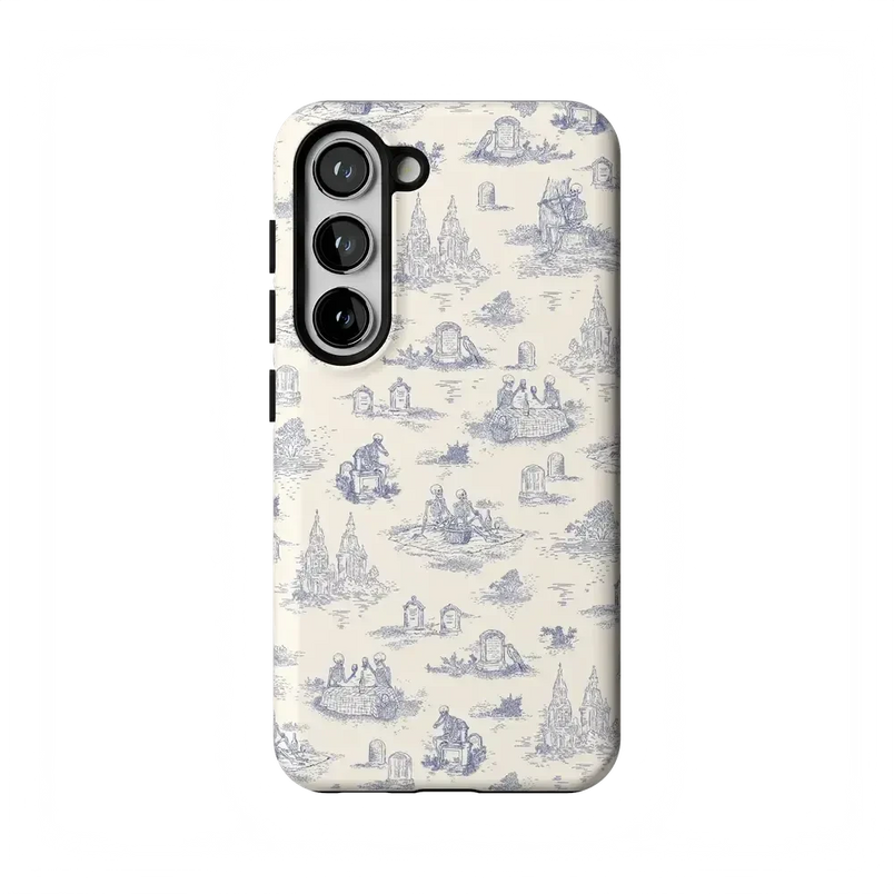 Graveyard Gathering | Skeleton Picnic Case Phone Case get.casely Essential Galaxy S23 