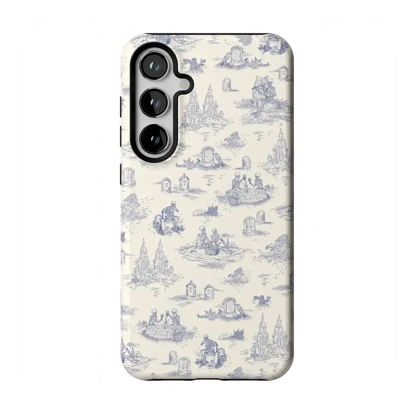 Graveyard Gathering | Skeleton Picnic Case Phone Case get.casely Essential Galaxy S24 Plus 