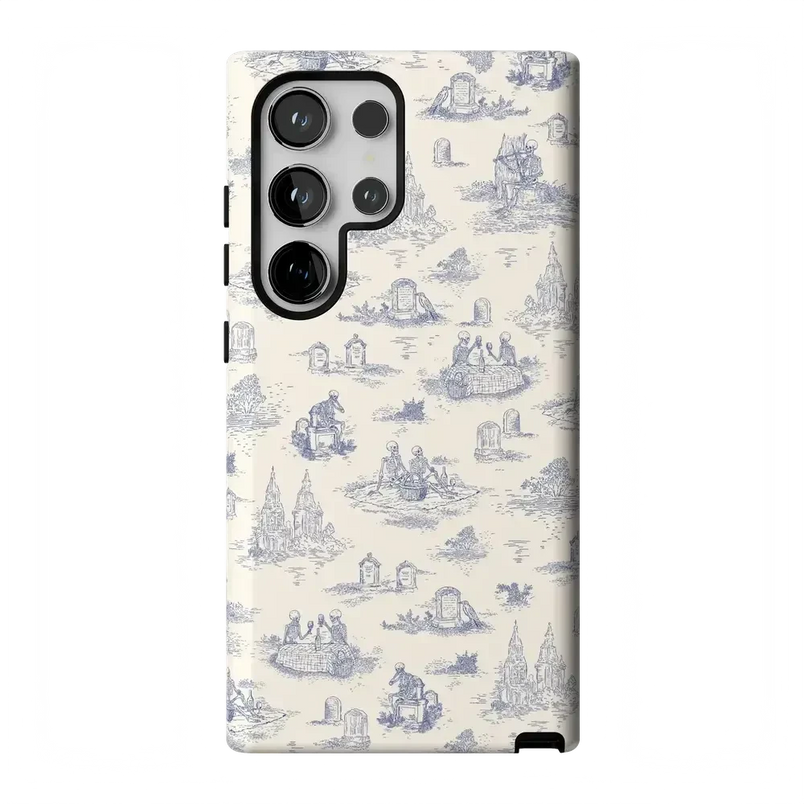 Graveyard Gathering | Skeleton Picnic Case Phone Case get.casely Essential Galaxy S24 Ultra 