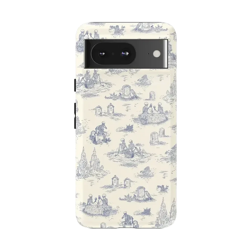 Graveyard Gathering | Skeleton Picnic Case Phone Case get.casely Essential Google Pixel 8 