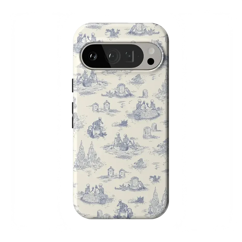 Graveyard Gathering | Skeleton Picnic Case Phone Case get.casely Essential Google Pixel 9 Pro 