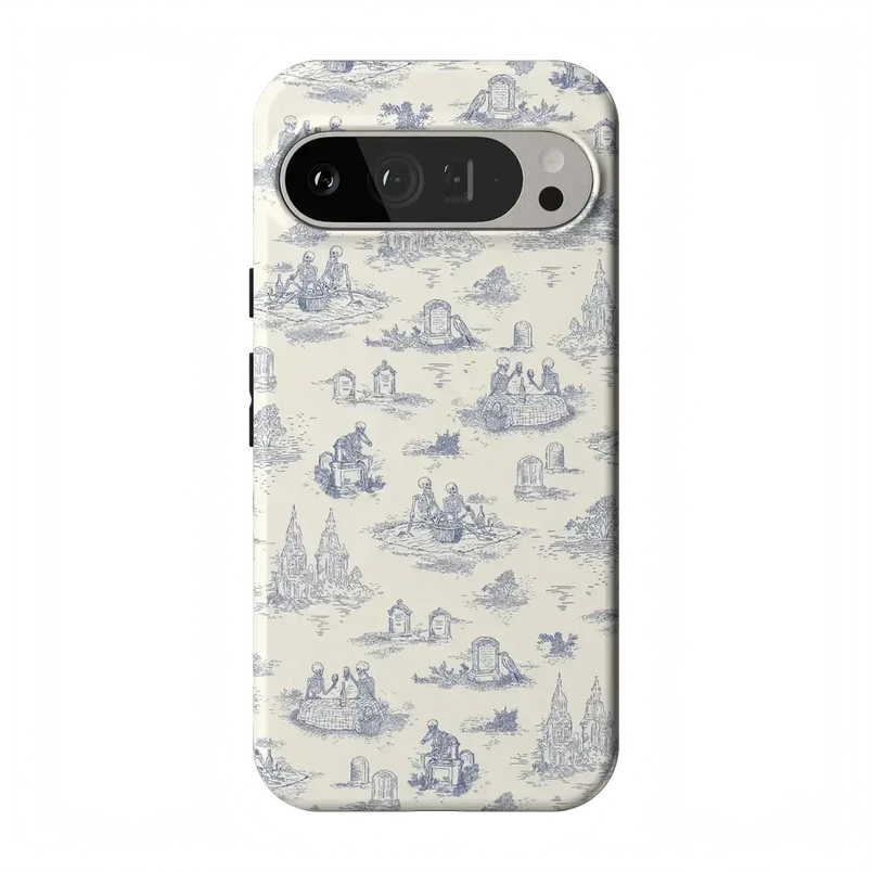 Graveyard Gathering | Skeleton Picnic Case Phone Case get.casely Essential Google Pixel 9 Pro XL 