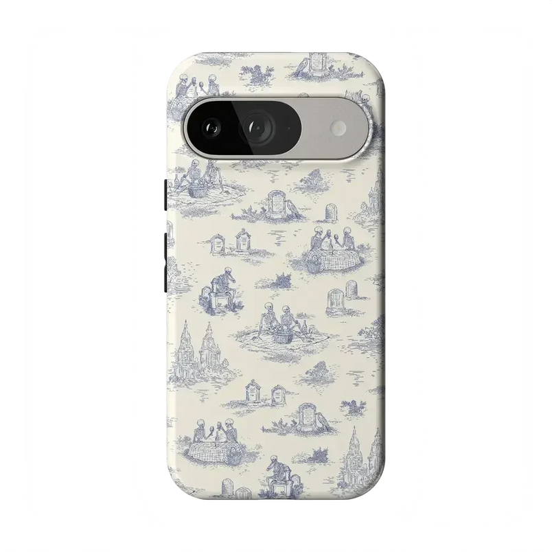 Graveyard Gathering | Skeleton Picnic Case Phone Case get.casely Essential Google Pixel 9 