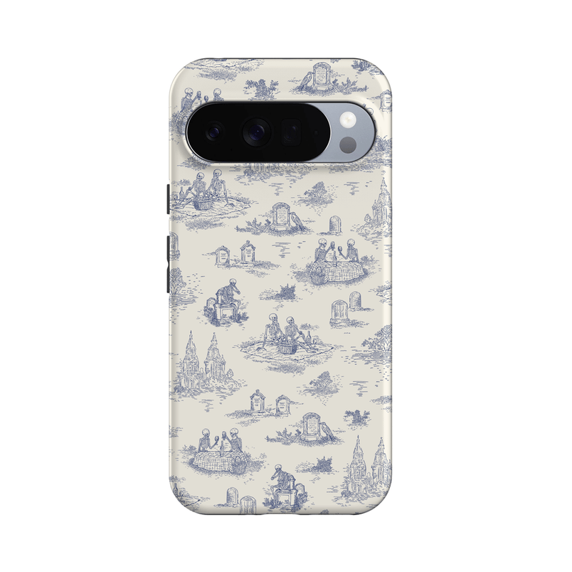 Graveyard Gathering | Skeleton Picnic Case Phone Case get.casely Essential + MagSafe® Google Pixel 10 Pro XL 
